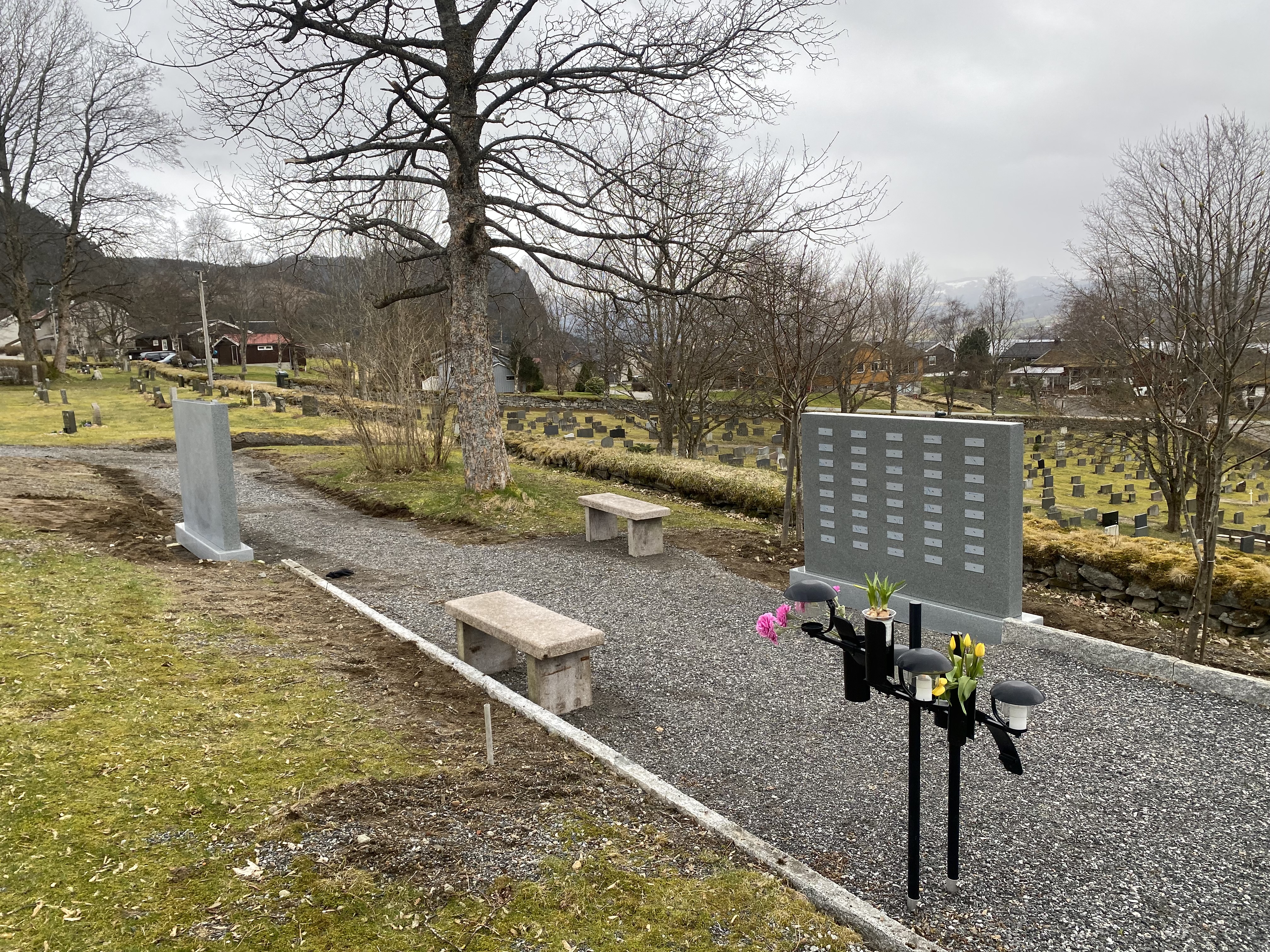 Fra den nye minnelunden. Foto: G&#248;ran Tamminen.