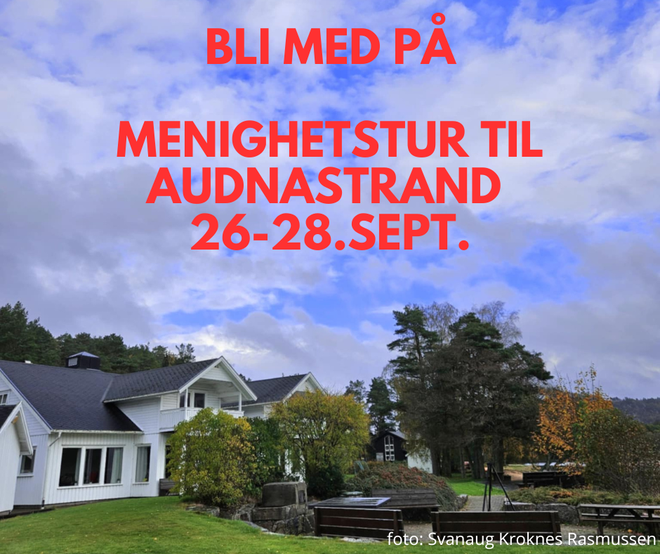 Menighetstur til Audnastrand 26-28 september 2025.