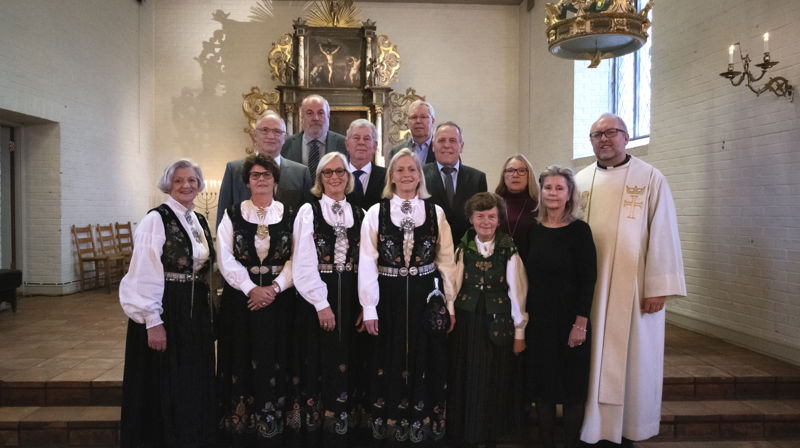 50 års jubilanter i Hole kirke 4.nov 2018