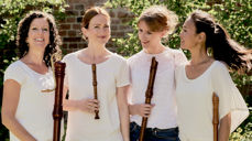 Caroline Eidsten Dahl (Norge), Pernille Petersen (Danmark), Katarina Widell (Sverige) og Kate Hearne (Irland)