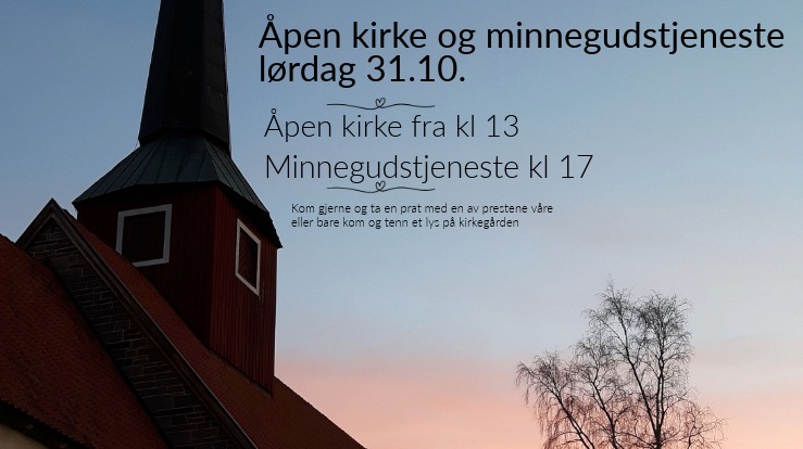 Velkommen til kirka på allehelgen! 