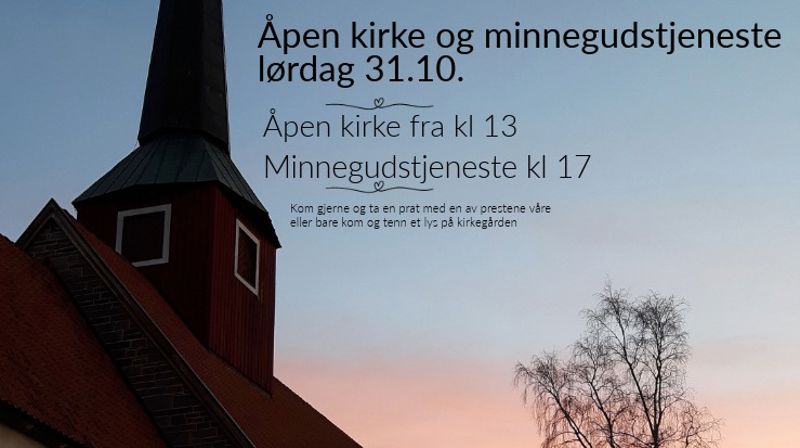 Velkommen til kirka på allehelgen!