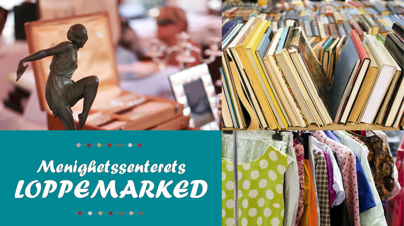 Loppemarked på menighetssenteret