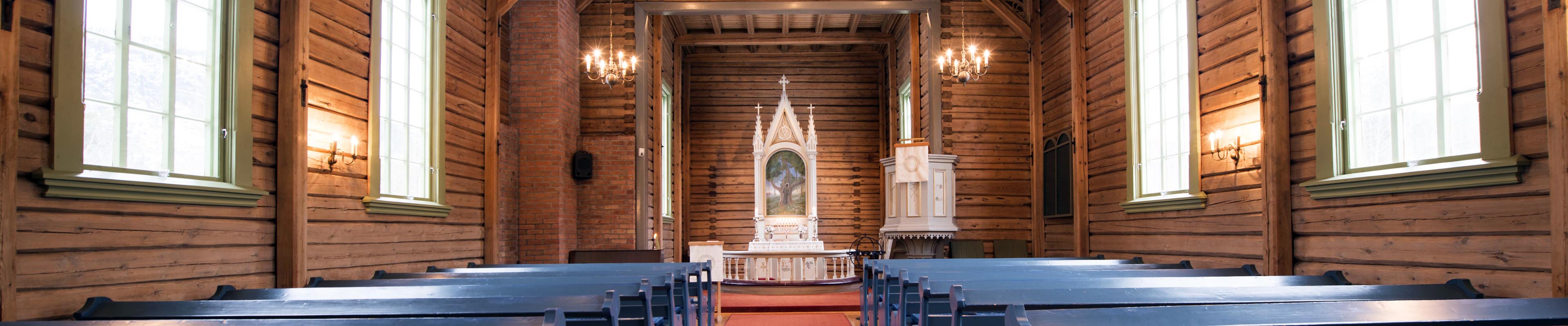 Toppbilde for Kirken i Kongsberg og Sandsvær