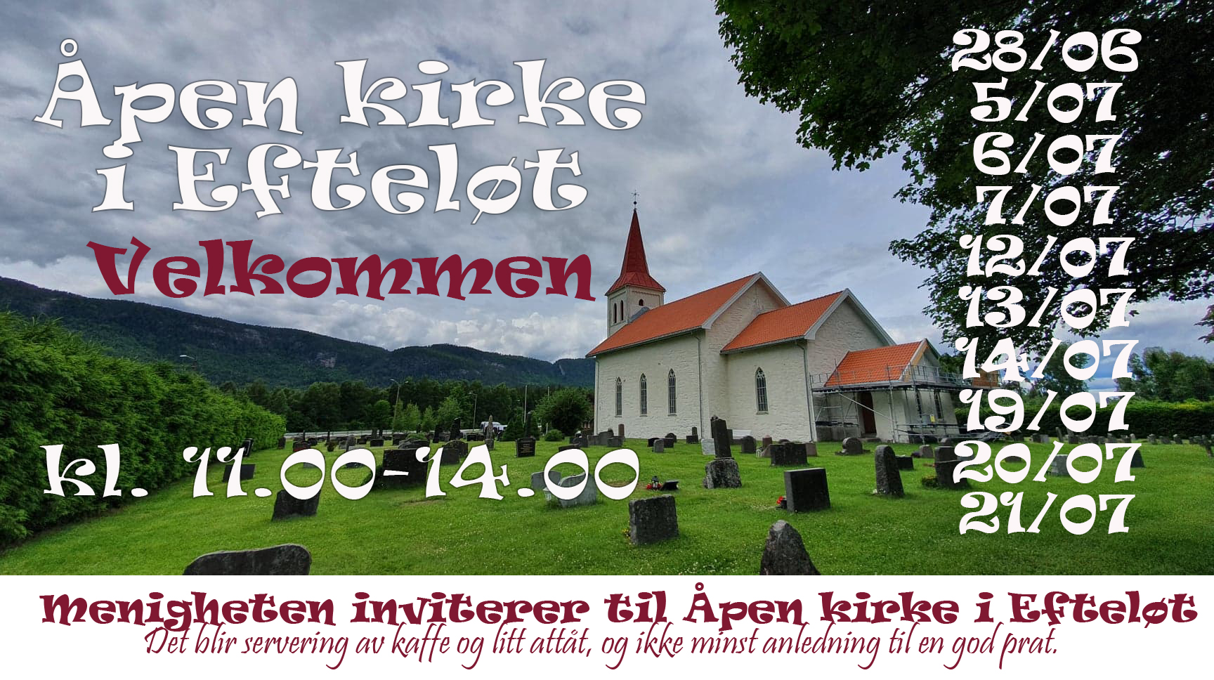 Velkommen til Åpen kirke