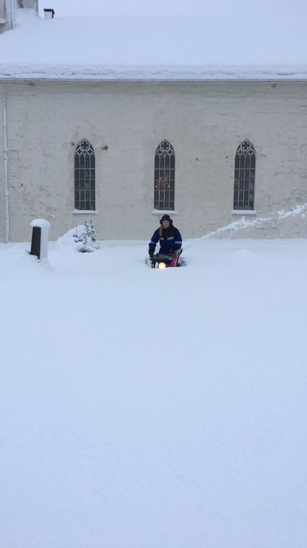 Snøbrøyting i Efteløt