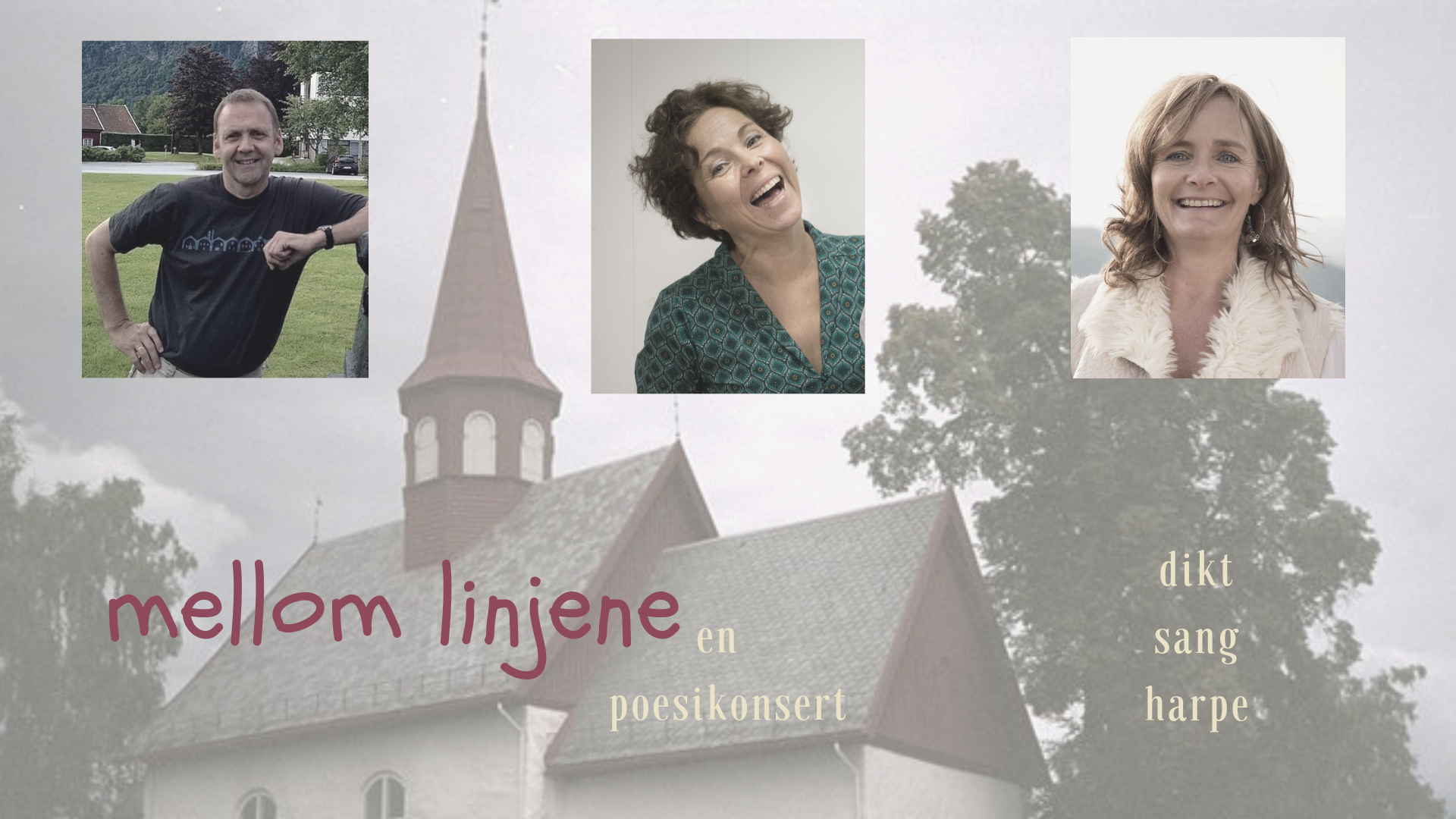 "Mellom linjene" - poesikonsert