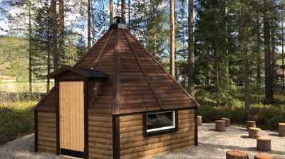 Lavvo i Kirkeskogen