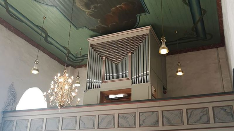 Siste toner fra orgelet i Efteløt kirke