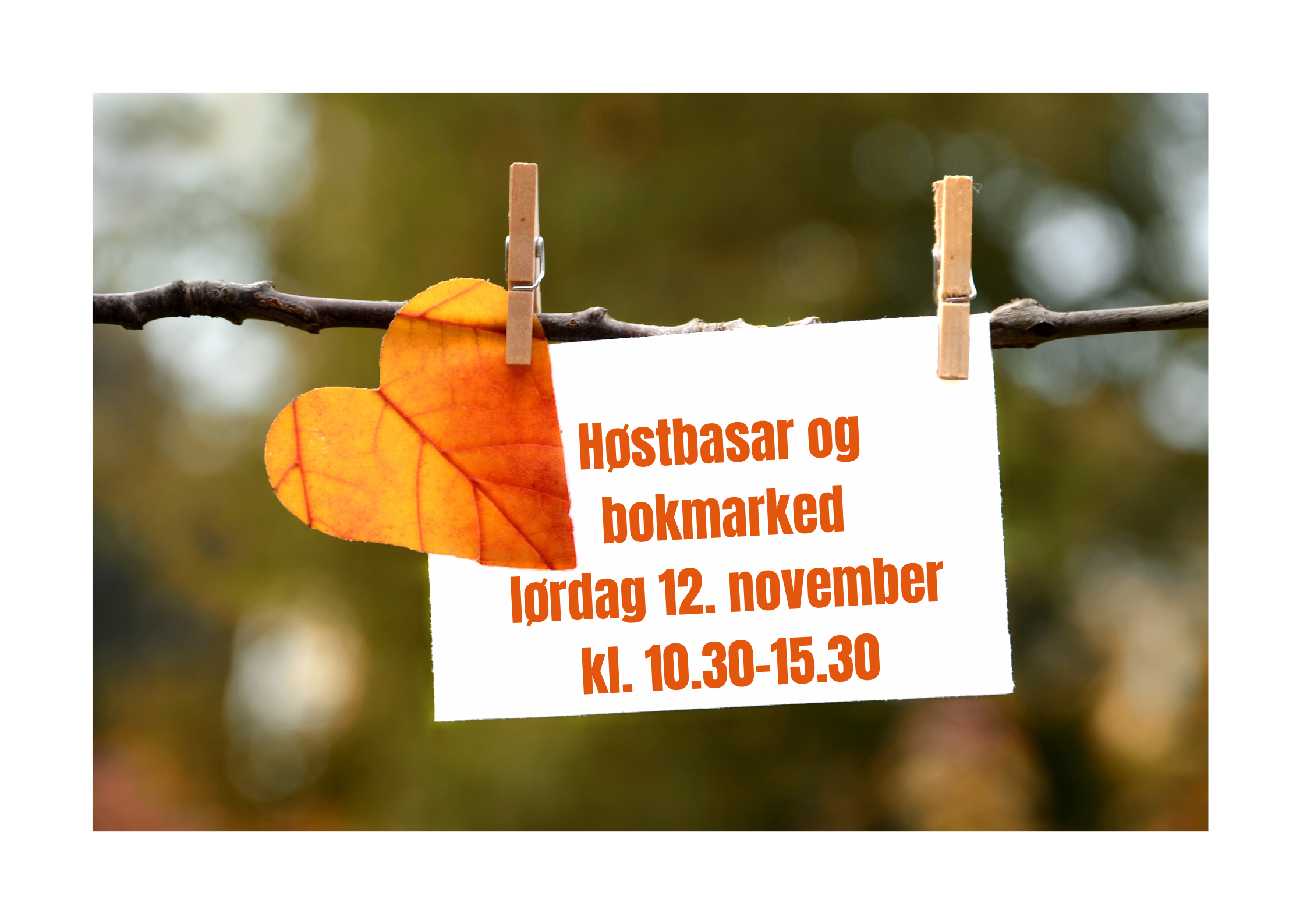 Høstbasar og bokmarked