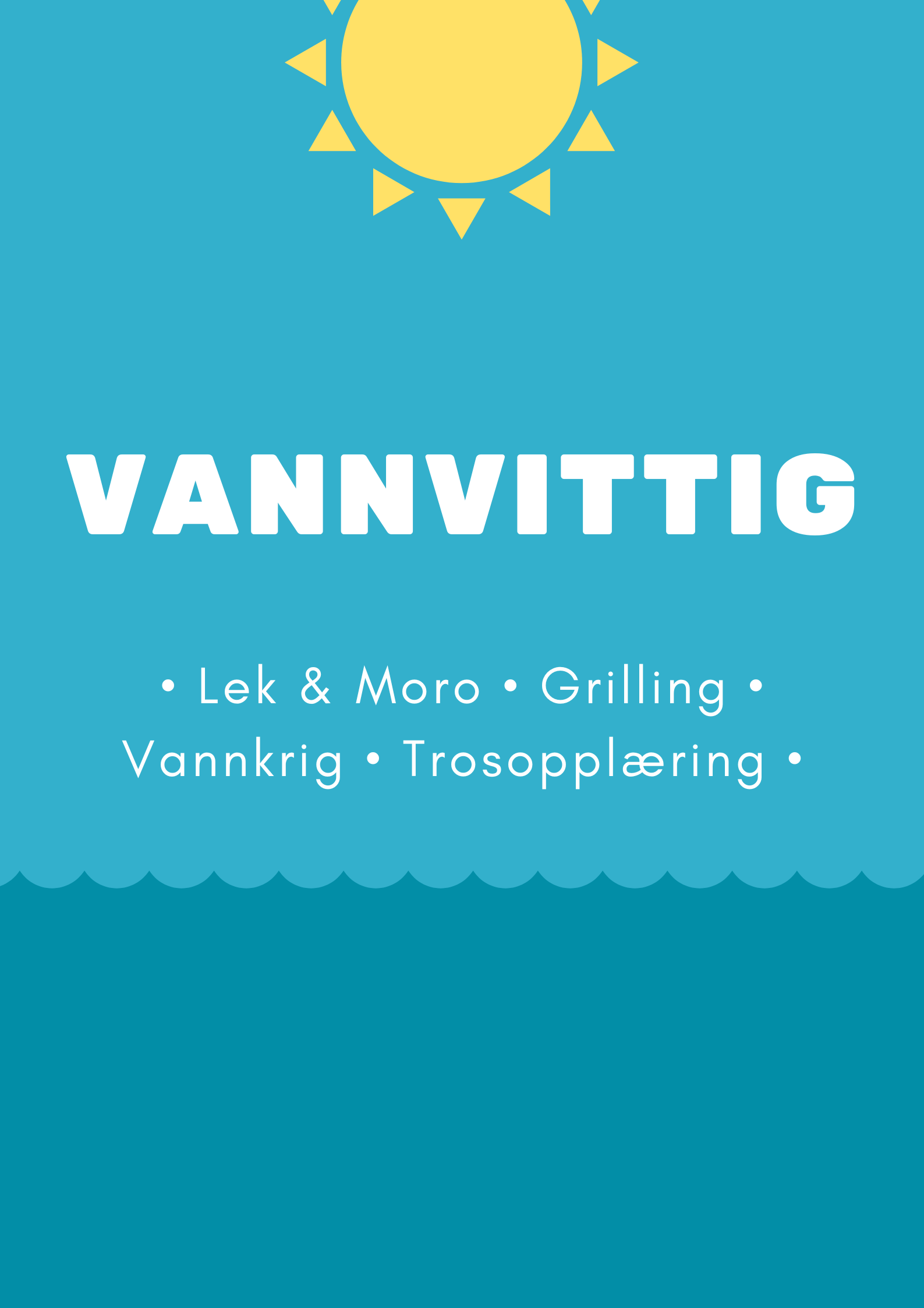 Her finner du påmeldingskjema til Vannvittig for 4. trinn