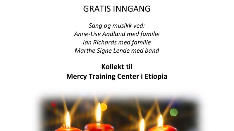 FØRJULSKONSERT I ODDERNES KIRKE FREDAG 1. DESEMBER KL. 19.00