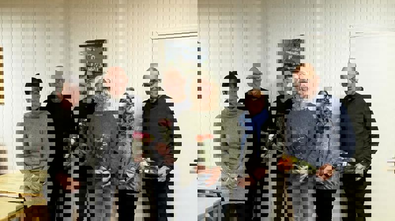 Fra venstre: Wenche Grønbech, Arne Heggelund, Ola Danielsen, Eirin Wallervand, Gøril Benjaminsen og Kåre Bakken.