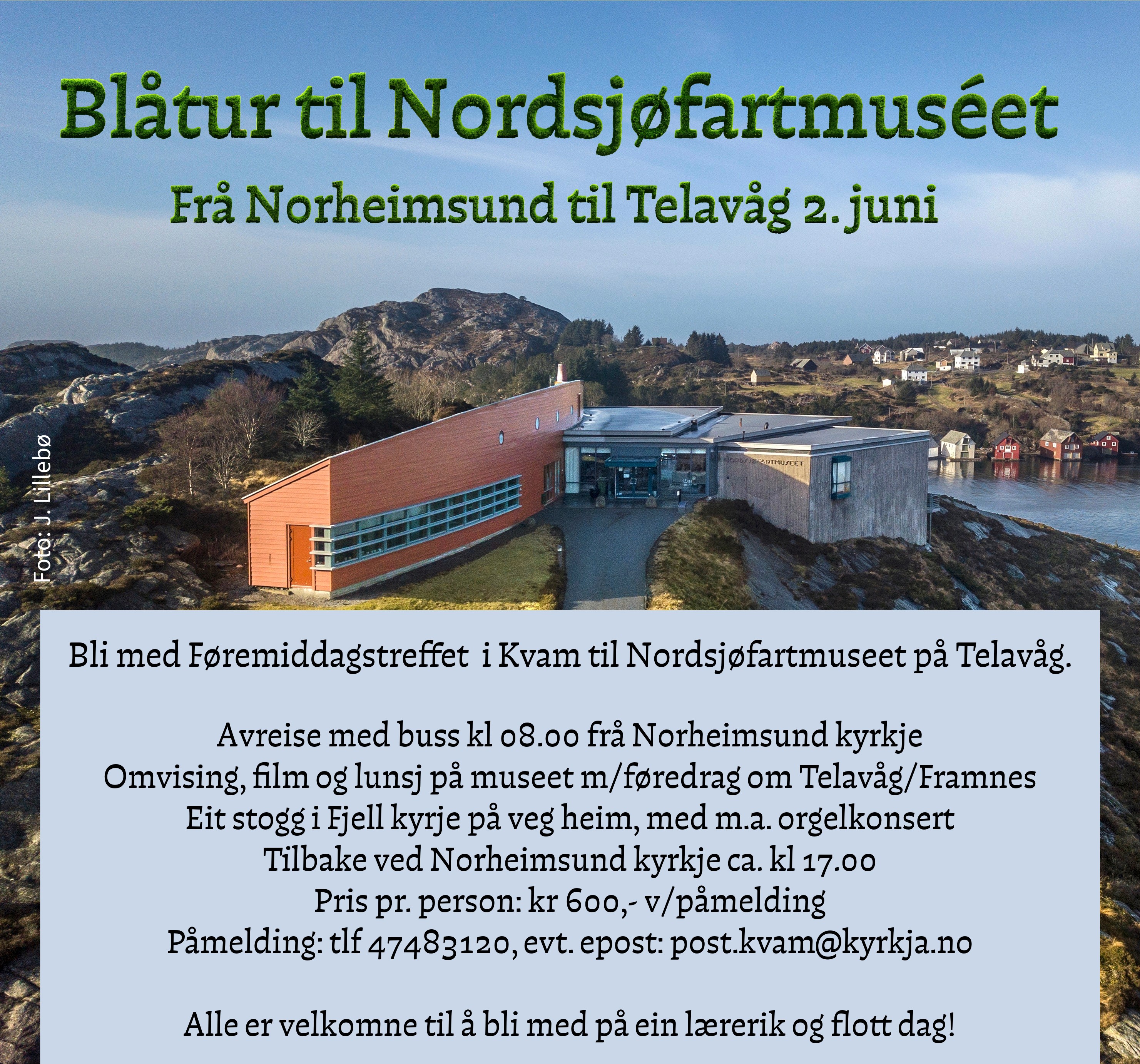 Blåtur til Nordsjøfartmuséet 2. juni