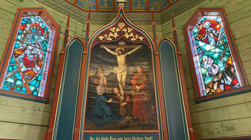 Friluftsgudstenesta søndag 16. august vert i Øystese kyrkje kl. 11