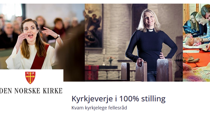 Ledig stilling som kyrkjeverje i Kvam
