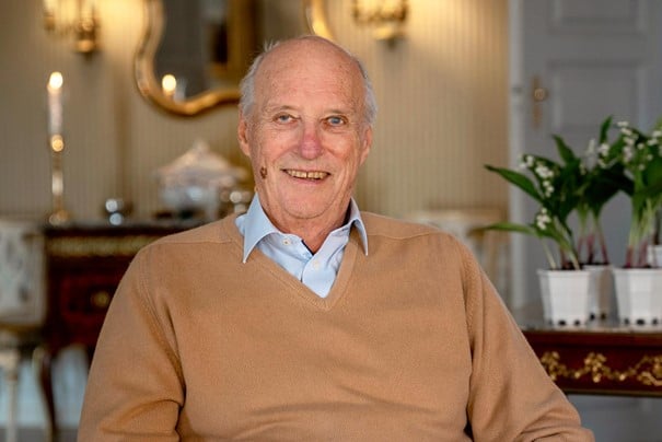 Kong Harald er død