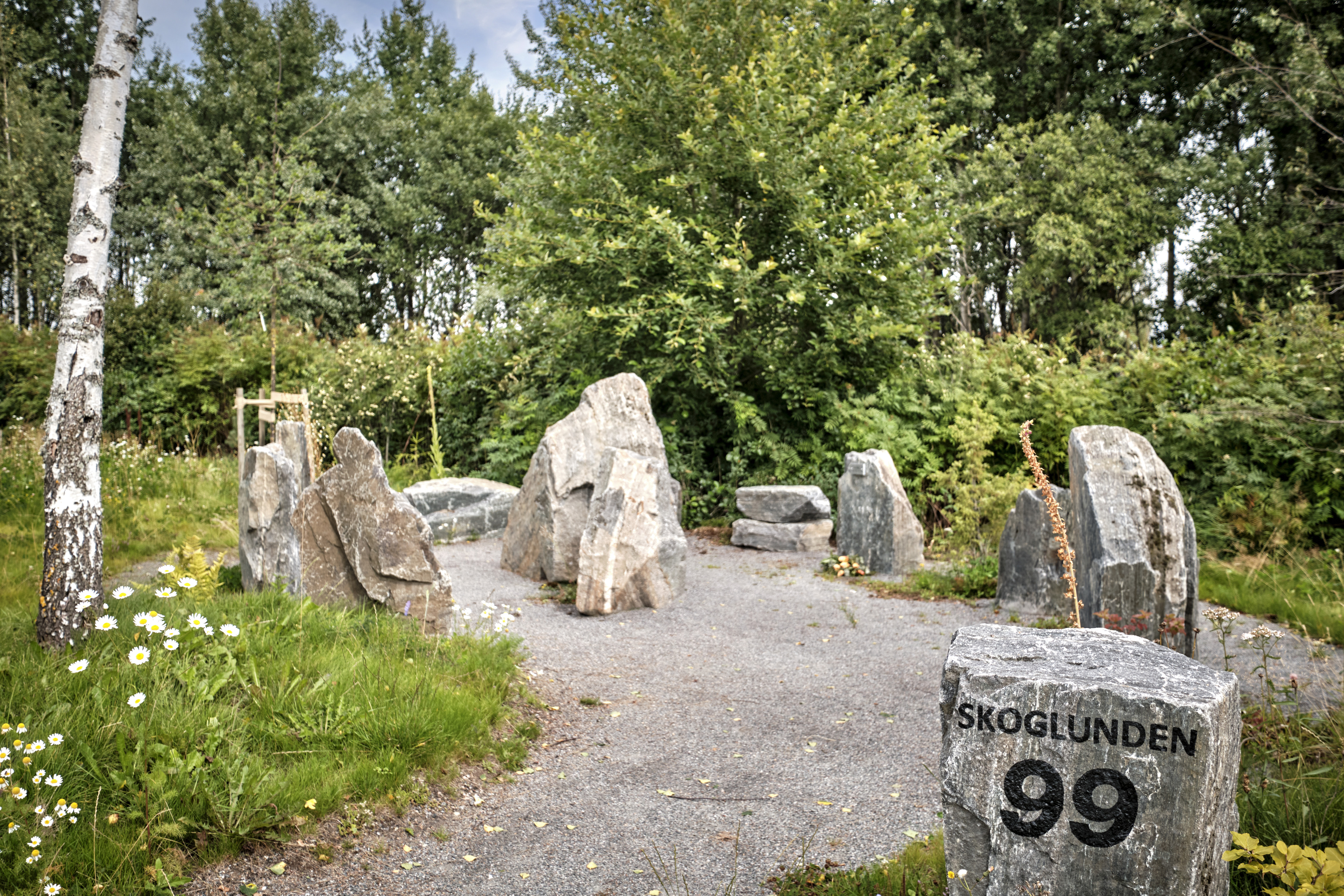 Skoglunden på Gravplassen i Lørenskog