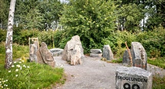 Skoglunden på Gravplassen i Lørenskog