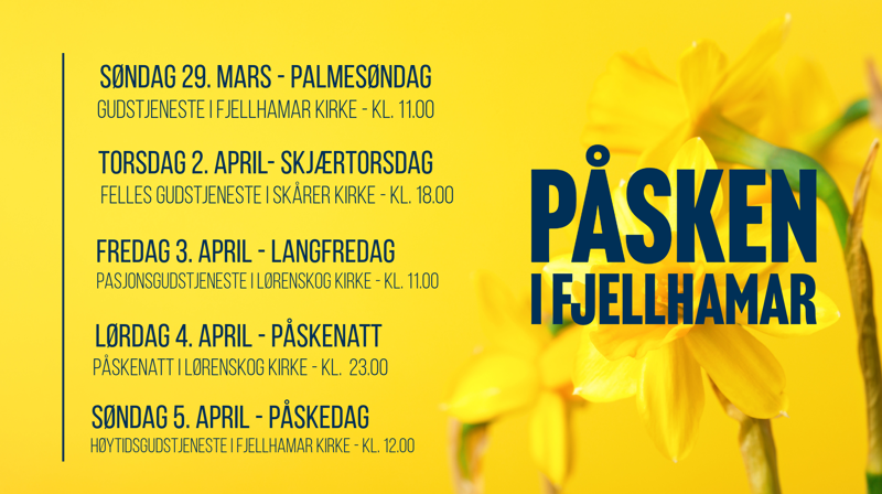 Påsken i Fjellhamar menighet