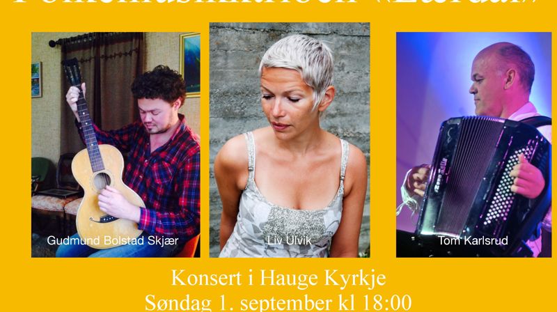 Konsert i Hauge kyrkje med Folkemusikktrioen "Lærdal"