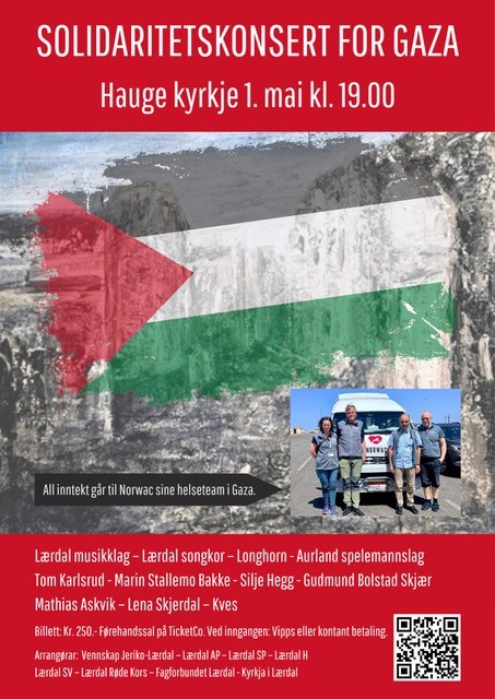 Solidaritetskonsert for Gaza
