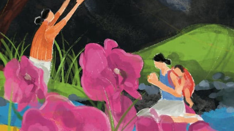 Bilde av maleri brukt på årets utdelingsagenda.