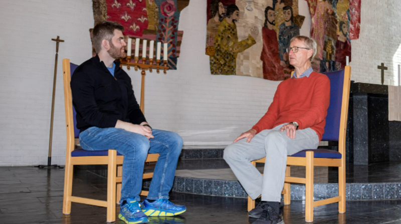 Initiativtaker: "Kunst er på mange måter et uttrykk for menneskelig erfaring og kirkerommet er et hellig rom som kan romme denne erfaringen." Bilde: Fred Isaksen