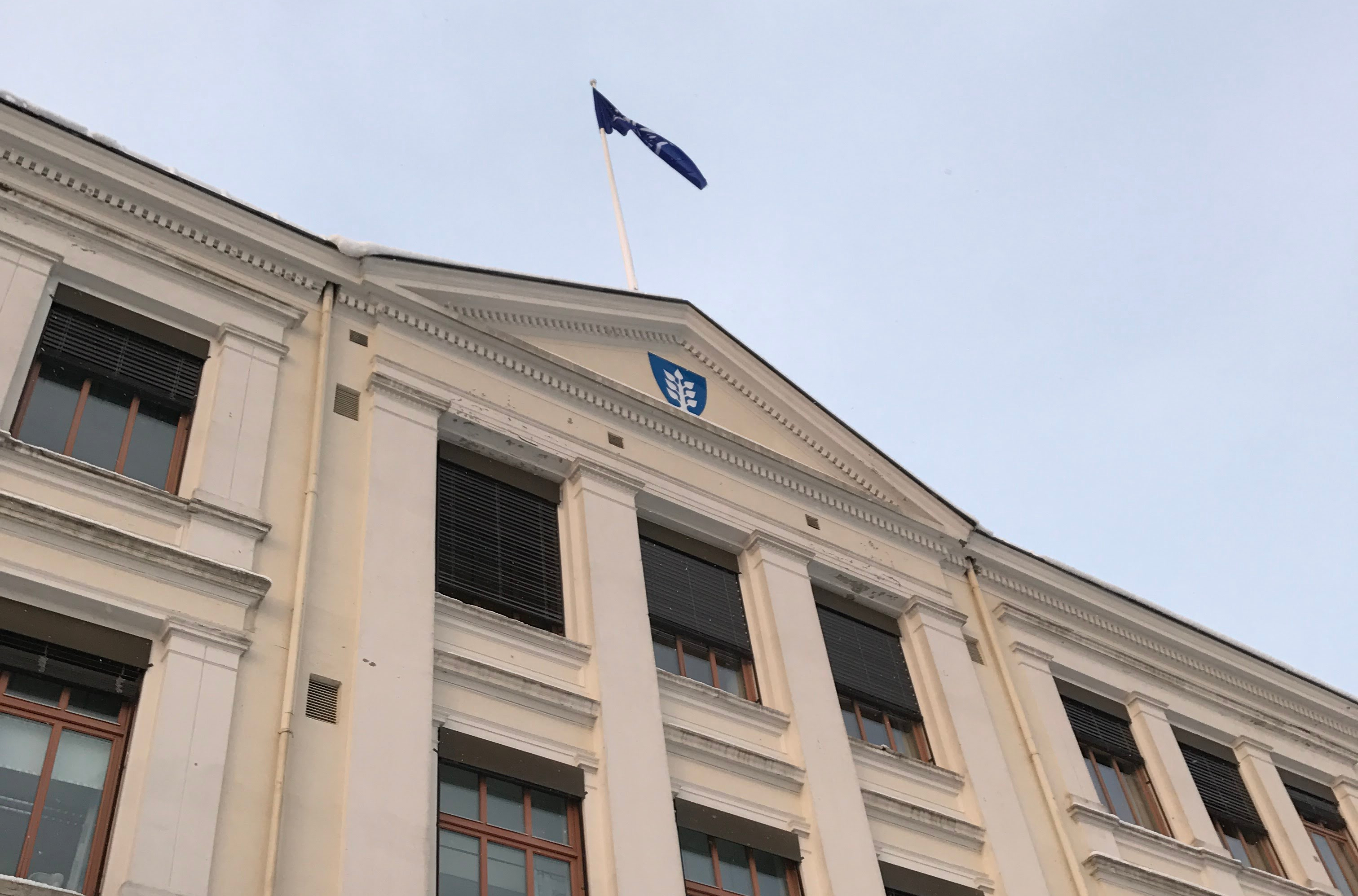 Kirkekontoret ligger i Romberggata 4, Larvik.