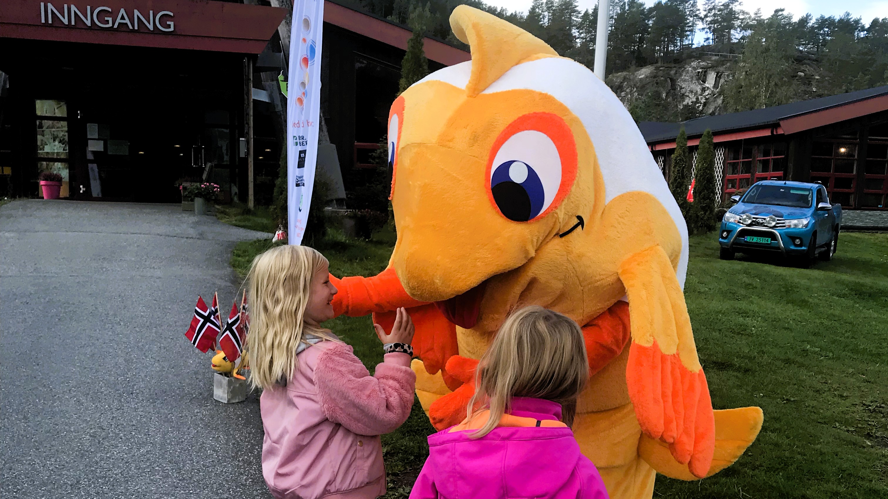 Det er gøy å hilse på Gulliver.