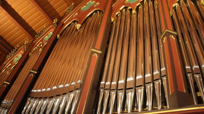 Larvik orgel. Foto: Privat