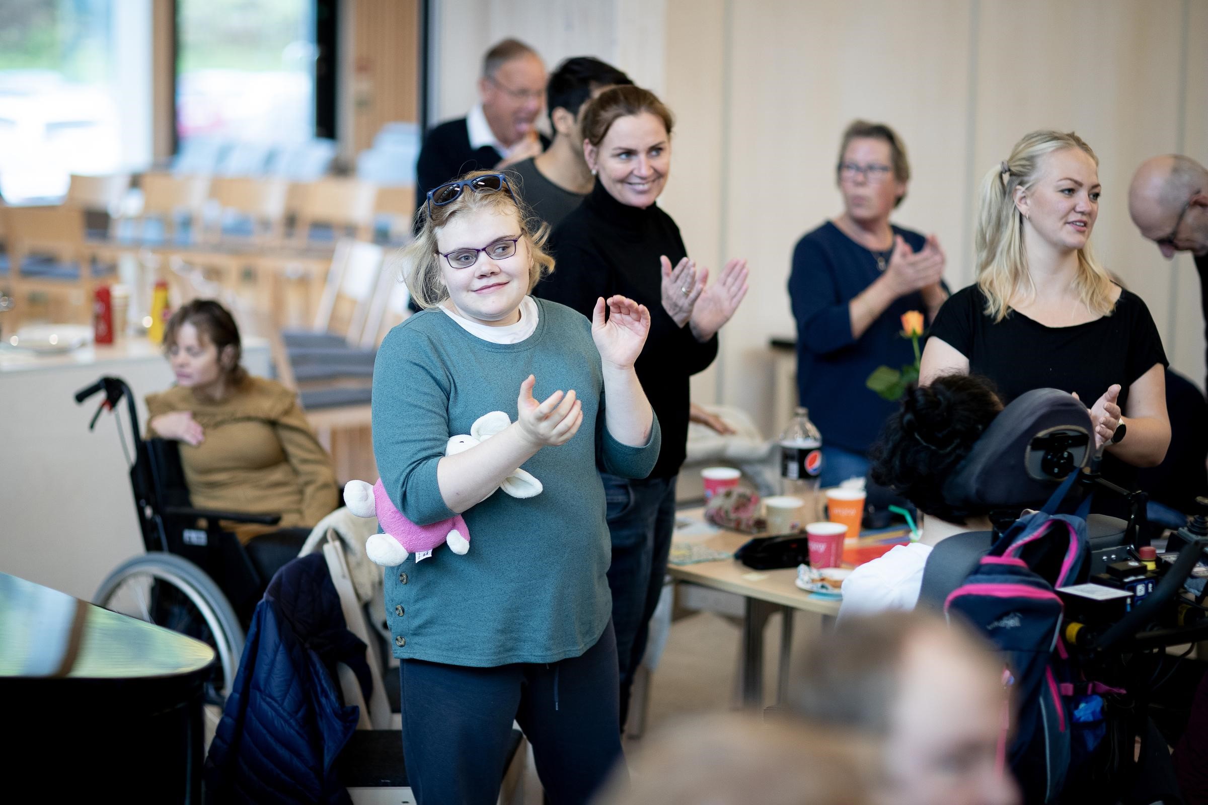 På SiMen er det blant annet allsang og måltidsfellesskap. Foto: Bo Mathisen 