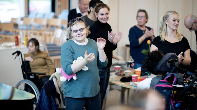 På SiMen er det blant annet allsang og måltidsfellesskap. Foto: Bo Mathisen 