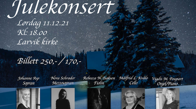 AVLYST - Julekonsert i Larvik kirke 11. desember 