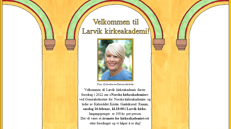 Foredrag "Norske kirkeakademier"