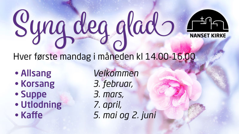 Syng deg glad!