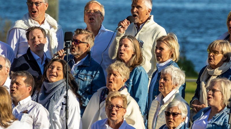 Fra fjorårets konsert på Tollerodden. Foto: Fred Isaksen
