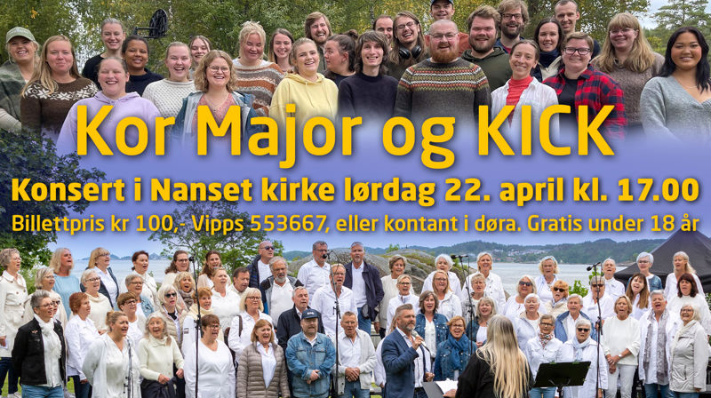 To kor med konsert sammen