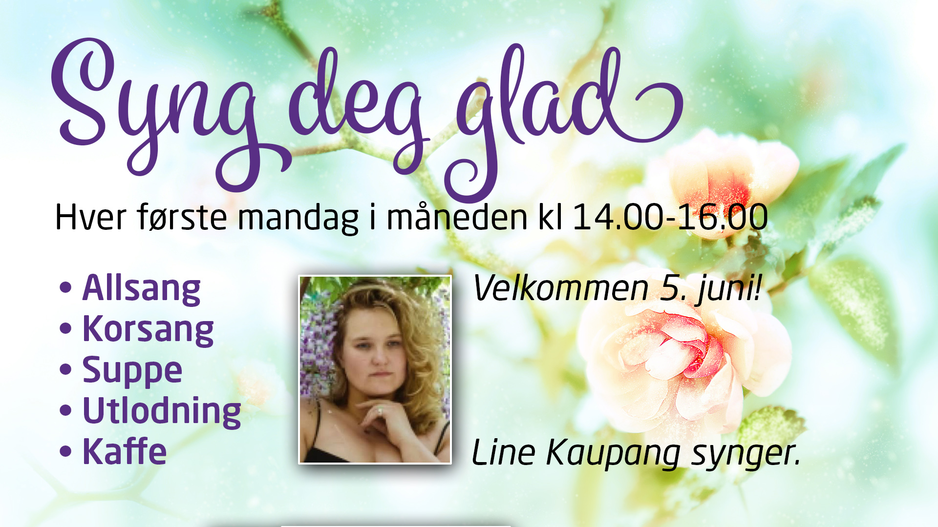 Syng deg glad!