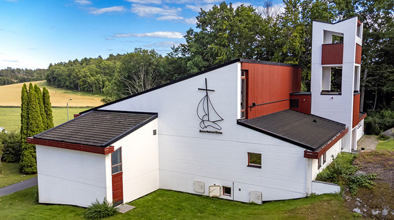 Østre Halsen kirke. Foto: Fred Isaksen