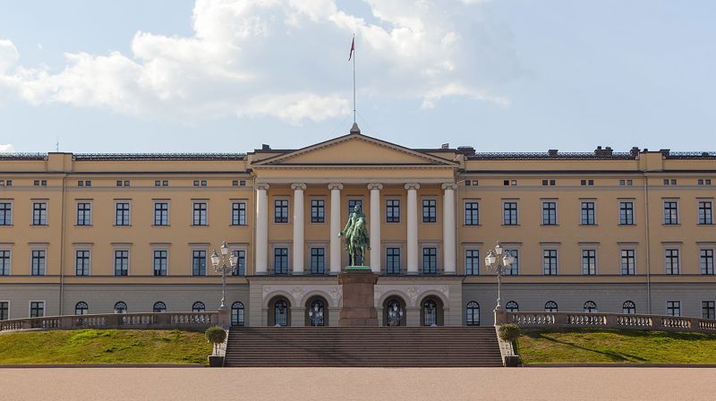 Slottet i Oslo. Foto: Andreas Haldorsen - Own work, CC BY-SA 4.0, https://commons.wikimedia.org/w/index.php?curid=69334113