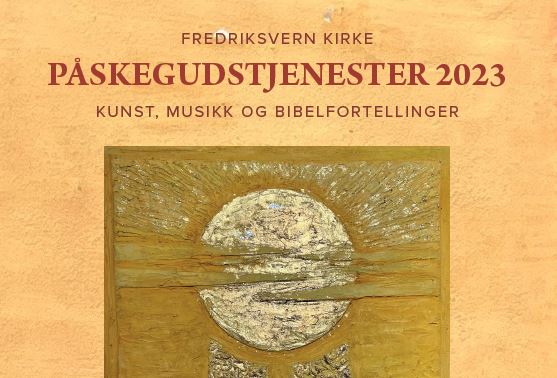 Utsnitt av forsiden til påskebrosjyren. Brosjyren ligger som vedlegg under artikkelen.