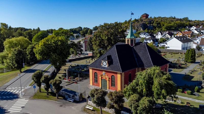 Fredriksvern kirke i Stavern. Foto: Fred Isaksen
