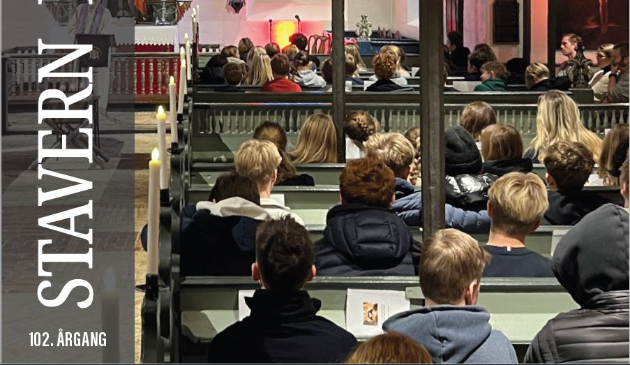 Utsnitt av forsiden til det nyeste menighetsbladet.