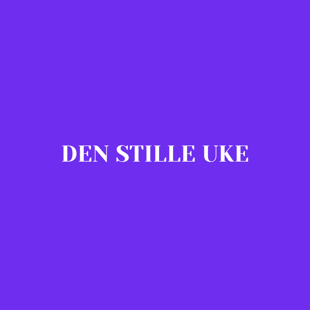 Fiolett uke: Den stille uke