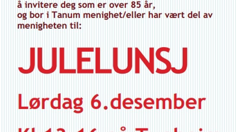 Utkast fra invitasjon.