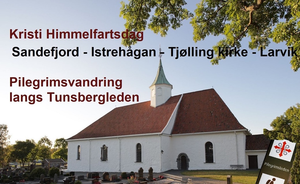 Det blir pilegrimsmesse i Tjølling kirke 18. mai kl. 15:00.