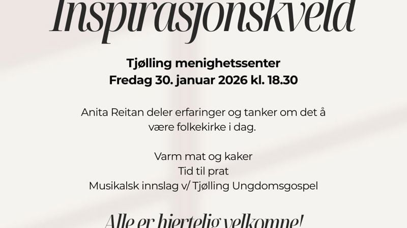 Inspirasjonskveld 30.januar