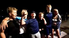 Konfirmantene hadde det gøy på cup. Foto: Knut Ole Hol