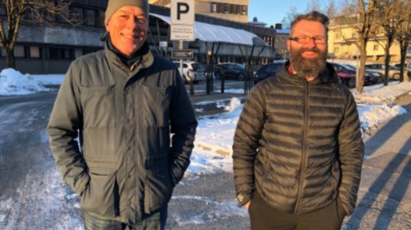 Ole-Jørgen Andersen (t.v.) og Aksel Øhrn (t.h)